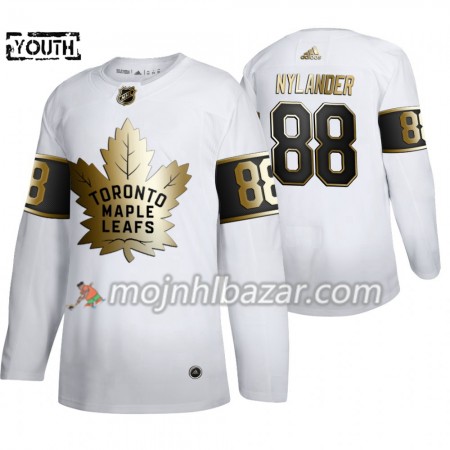 Dresovi Toronto Maple Leafs William Nylander 88 Adidas 2019-2020 Golden Edition Bijela Authentic - Dječji